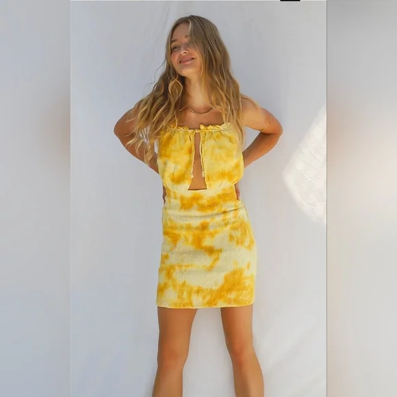 Jen's Pirate Booty Love Street Tie-Dye Mini Dress